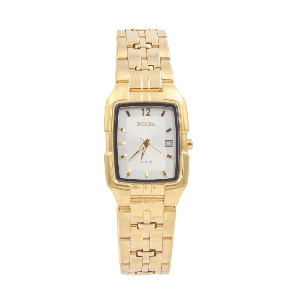 Sicura Gold Tone Watch